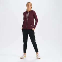 Halo Performance Hoodie | Cerise Heather -Funktion One Style VW201HCE 4