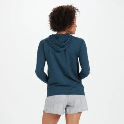 Halo Performance Hoodie | Indigo Heather -Funktion One Style VW201HTI 3