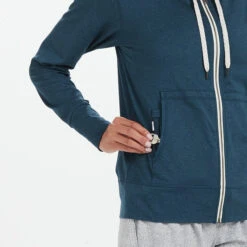 Halo Performance Hoodie | Indigo Heather -Funktion One Style VW201HTI 5
