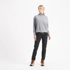 Cleo Sweatshirt | Heather Grey -Funktion One Style VW216HTG 4