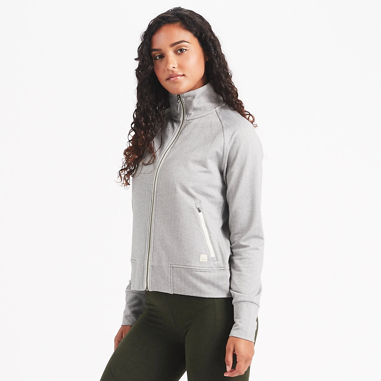 Herringbone Jacket | Light Grey 4 Herringbone Jacket | Light Grey - Image 2