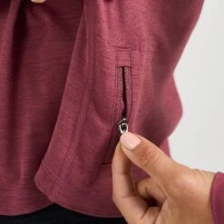 Crescent Half Zip | Desert Rose Heather -Funktion One Style VW220HDR 6 2c681d59 55ff 4b7c 97f8 39f81e4422fb