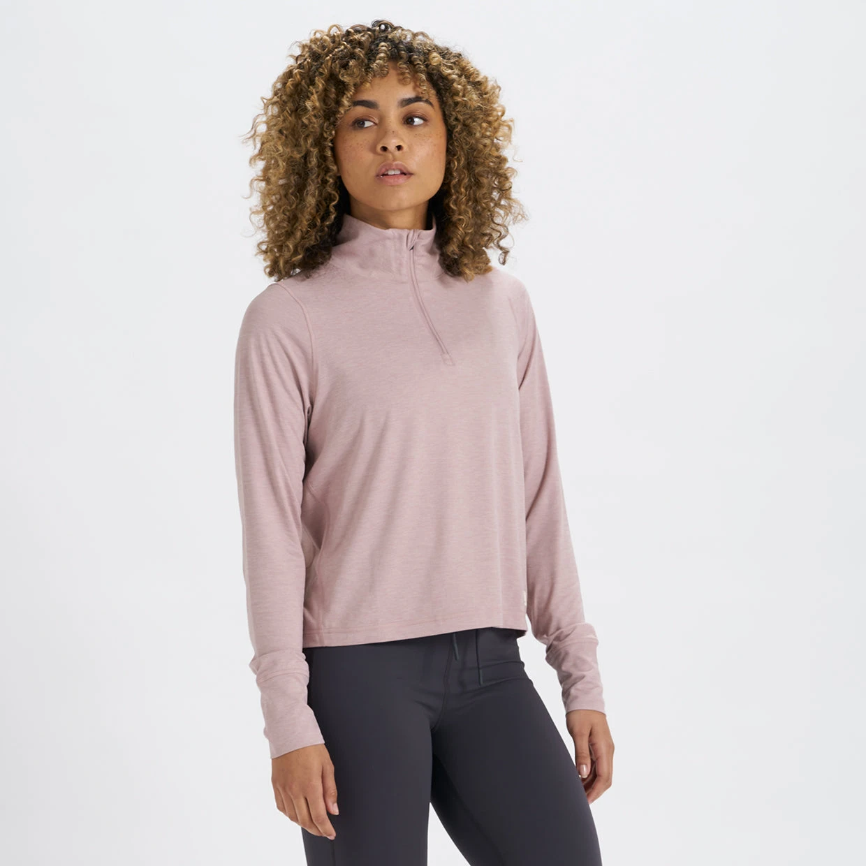 Crescent Half Zip | Dusk Heather 4 Crescent Half Zip | Dusk Heather - Image 2