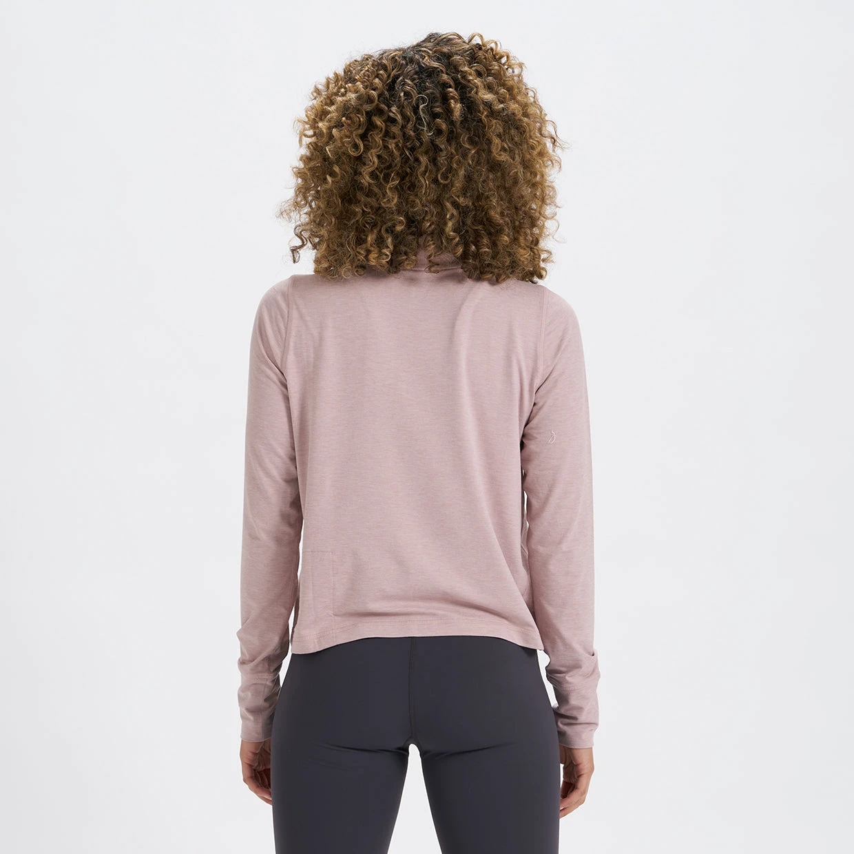 Crescent Half Zip | Dusk Heather 5 Crescent Half Zip | Dusk Heather - Image 3