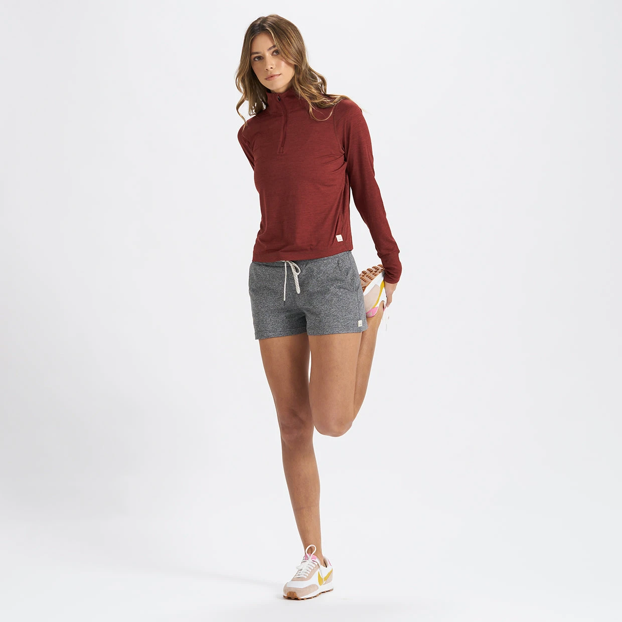 Crescent Half Zip | Spice Heather 6 Crescent Half Zip | Spice Heather - Image 4