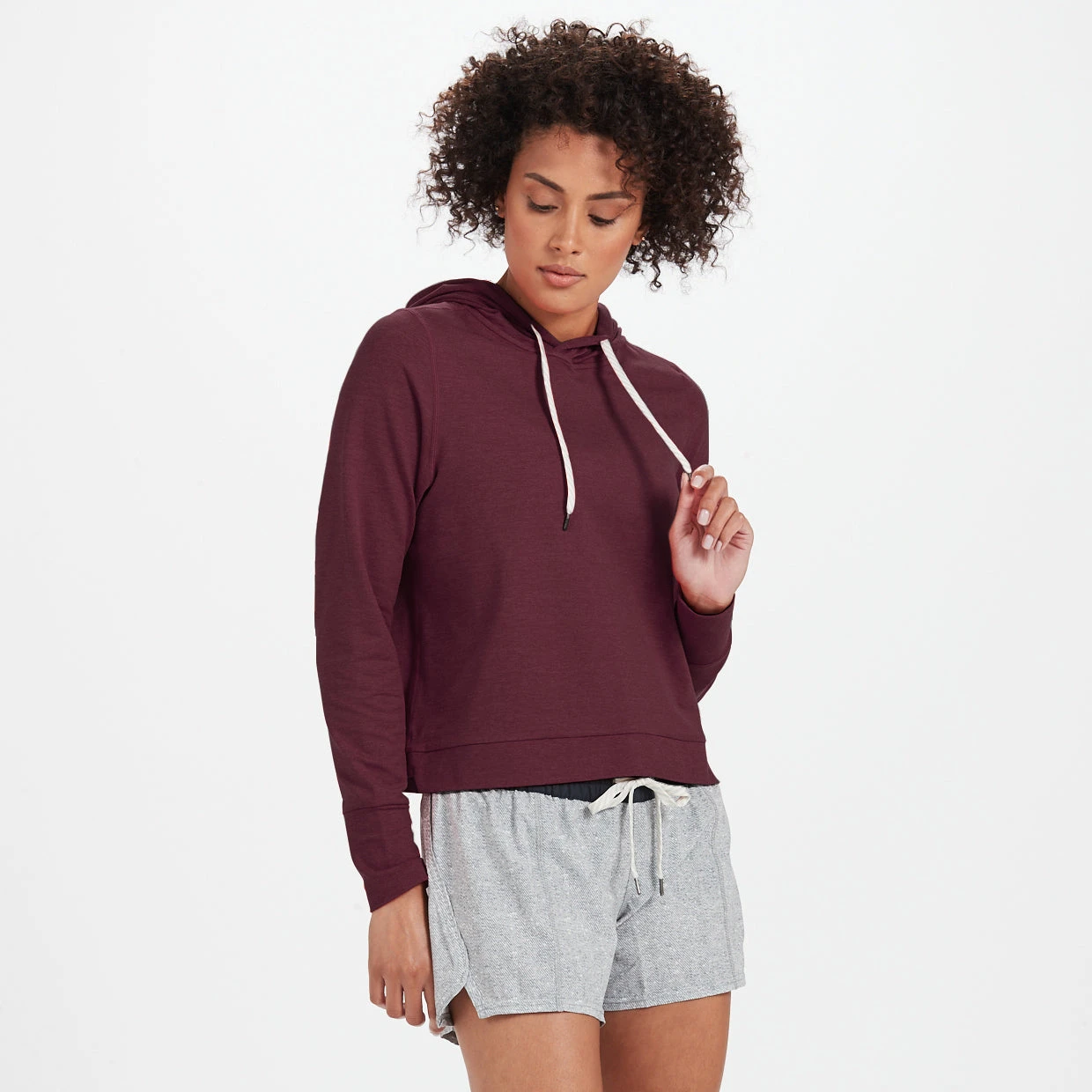 Halo Essential Hoodie | Cerise Heather 4 Halo Essential Hoodie | Cerise Heather - Image 2