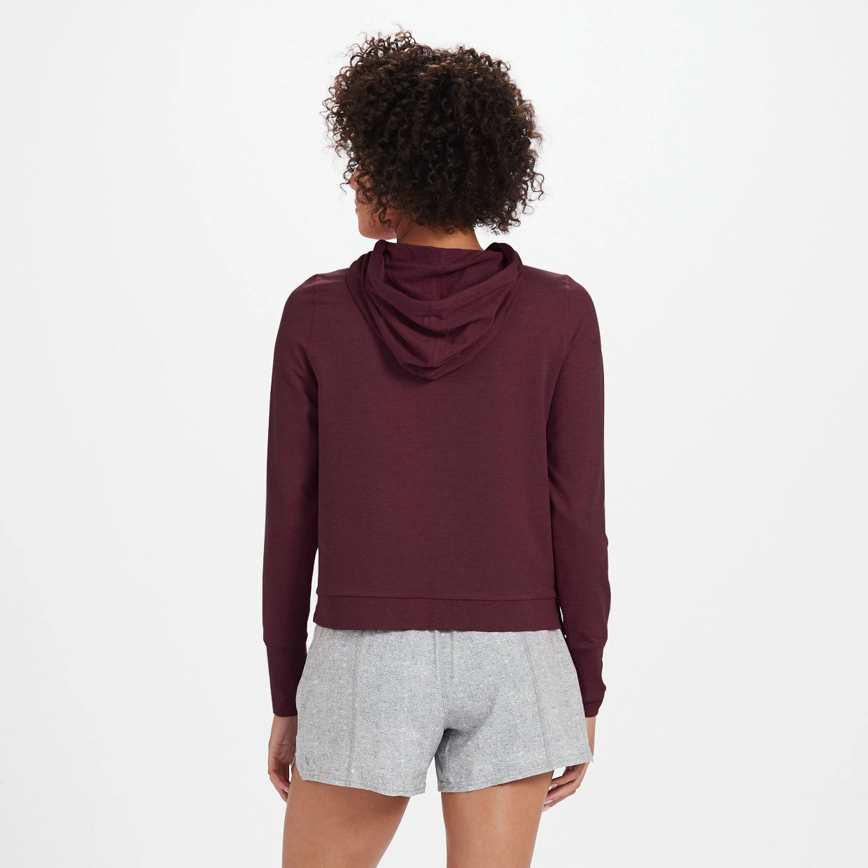 Halo Essential Hoodie | Cerise Heather 5 Halo Essential Hoodie | Cerise Heather - Image 3