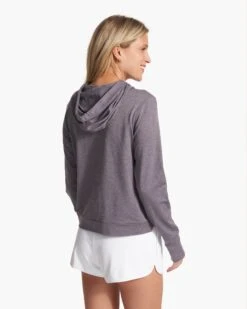 Halo Essential Hoodie | Sawyer Heather -Funktion One Style VW226HSW FA23 W ECOMM fleece BACK TOPS 9