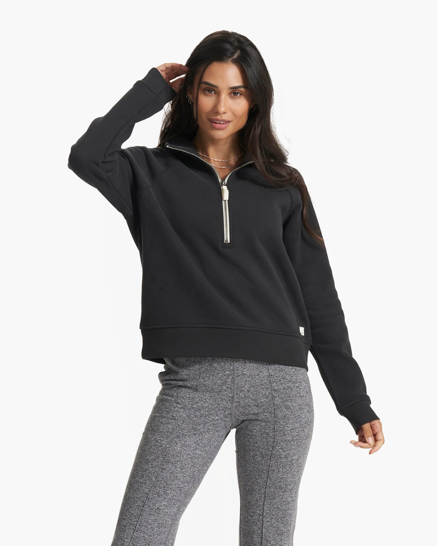 Restore Half Zip | Washed Black 4 Restore Half Zip | Washed Black - Image 2