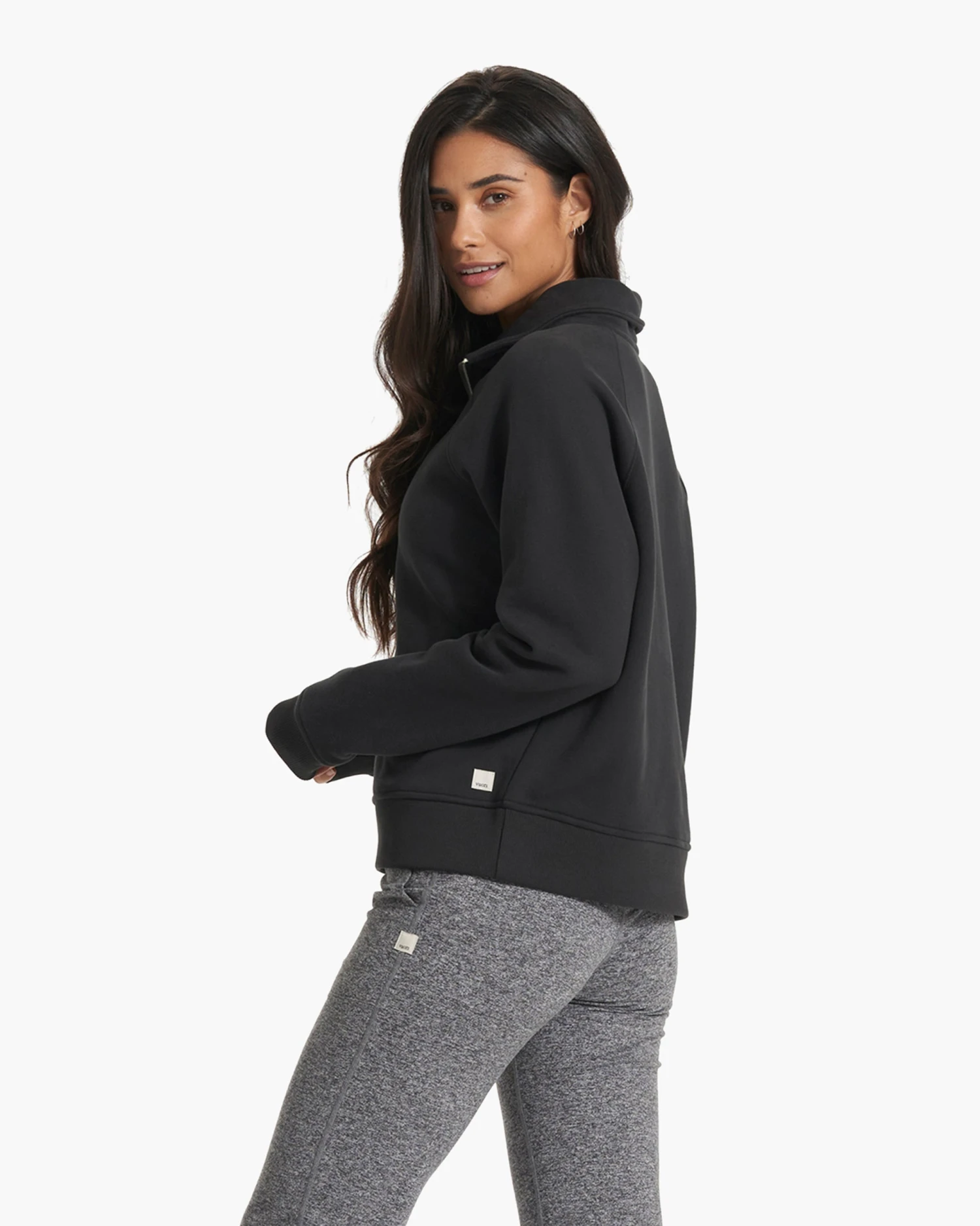 Restore Half Zip | Washed Black 5 Restore Half Zip | Washed Black - Image 3