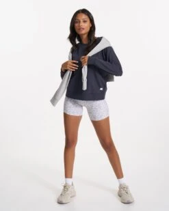 Long Sleeve Halo Crew | Midnight Heather -Funktion One Style VW241HMD SP23 W ECOMM FLEECE DETAIL 2537 1x1 0d176010 9ae7 4d7a b672 a06db4d2dfbb