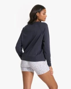 Long Sleeve Halo Crew | Midnight Heather -Funktion One Style VW241HMD SP23 W ECOMM FLEECE TOP 2525 1x1 49c631d9 b59c 4d32 8c56 aa22cf4841bd