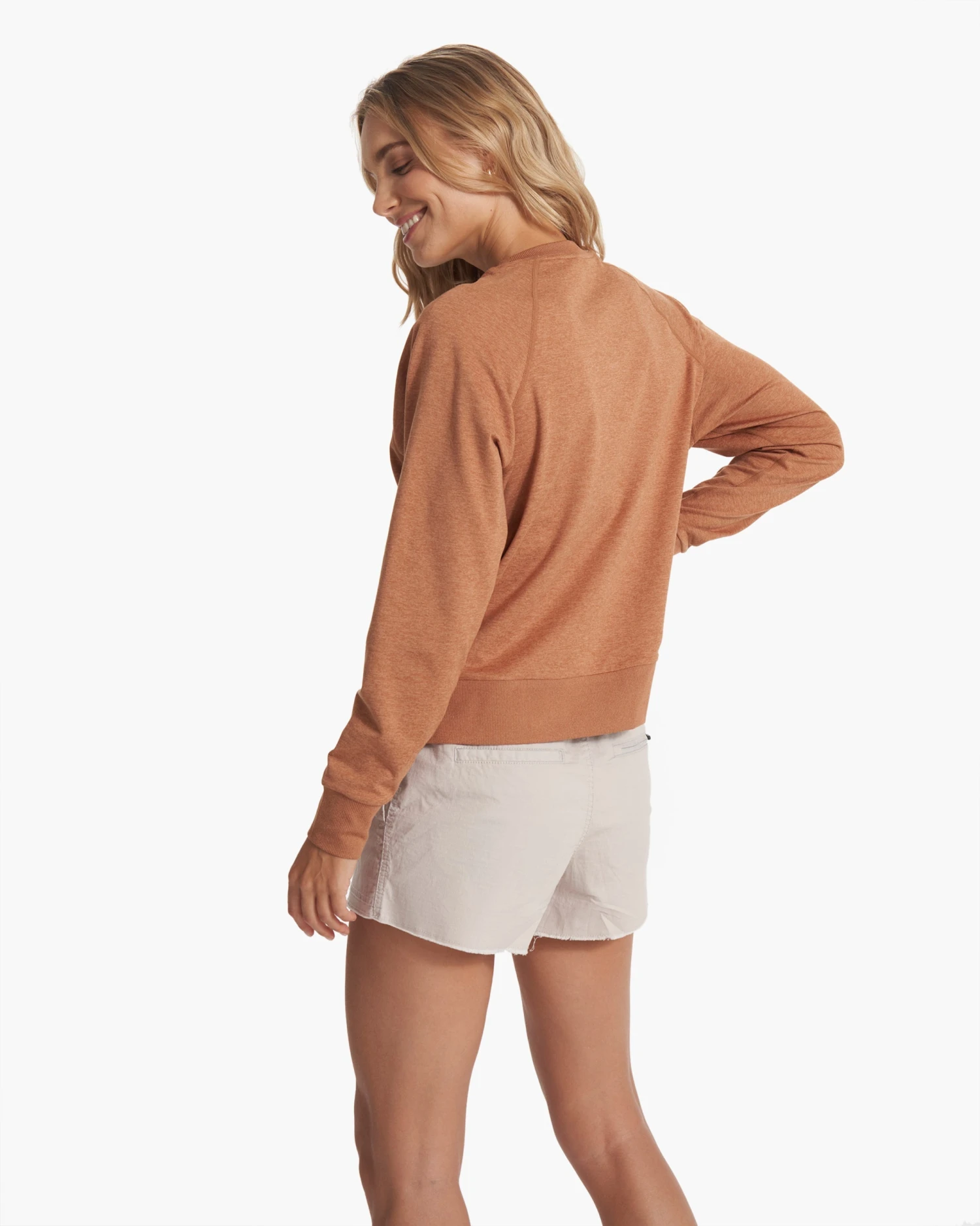 Long Sleeve Halo Crew | Palo Santo Heather 6 Long Sleeve Halo Crew | Palo Santo Heather - Image 4