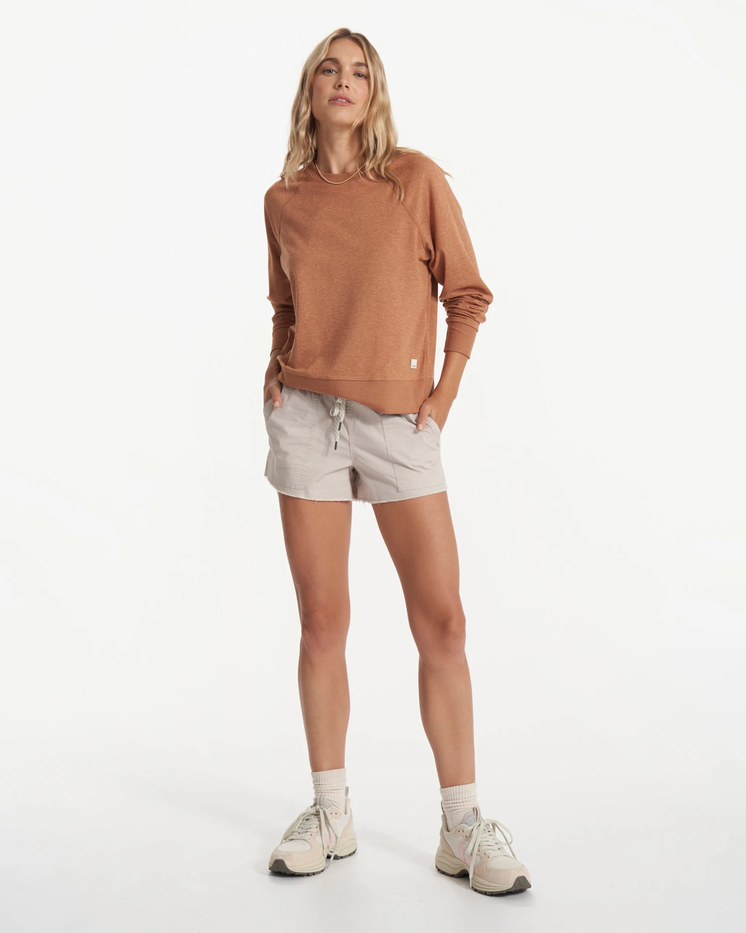 Long Sleeve Halo Crew | Palo Santo Heather 7 Long Sleeve Halo Crew | Palo Santo Heather - Image 5