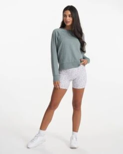 Long Sleeve Halo Crew | Stormy Heather -Funktion One Style VW241HSR SP22 W ECOMM FLEECE DETAIL 1645 1x1 3e27a1f6 dcb1 42b4 9c6e 44f2cb5fb89b