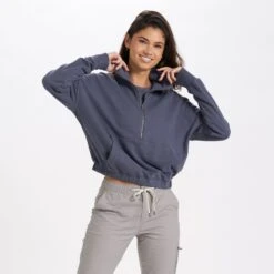 Sunnyside Half Zip | Azure