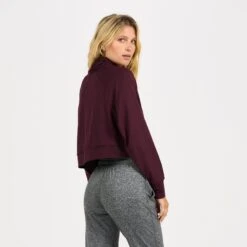 Halo Crop Funnel Neck | Cerise Heather -Funktion One Style VW255HCE 3 36732db0 d586 4ca0 b5a4 f3fc3e046880