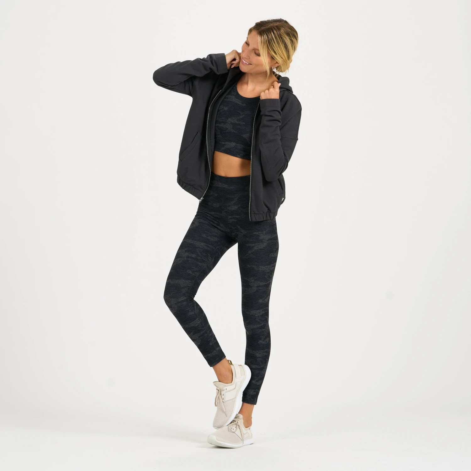 Laguna Zip Hoodie | Charcoal 6 Laguna Zip Hoodie | Charcoal - Image 4