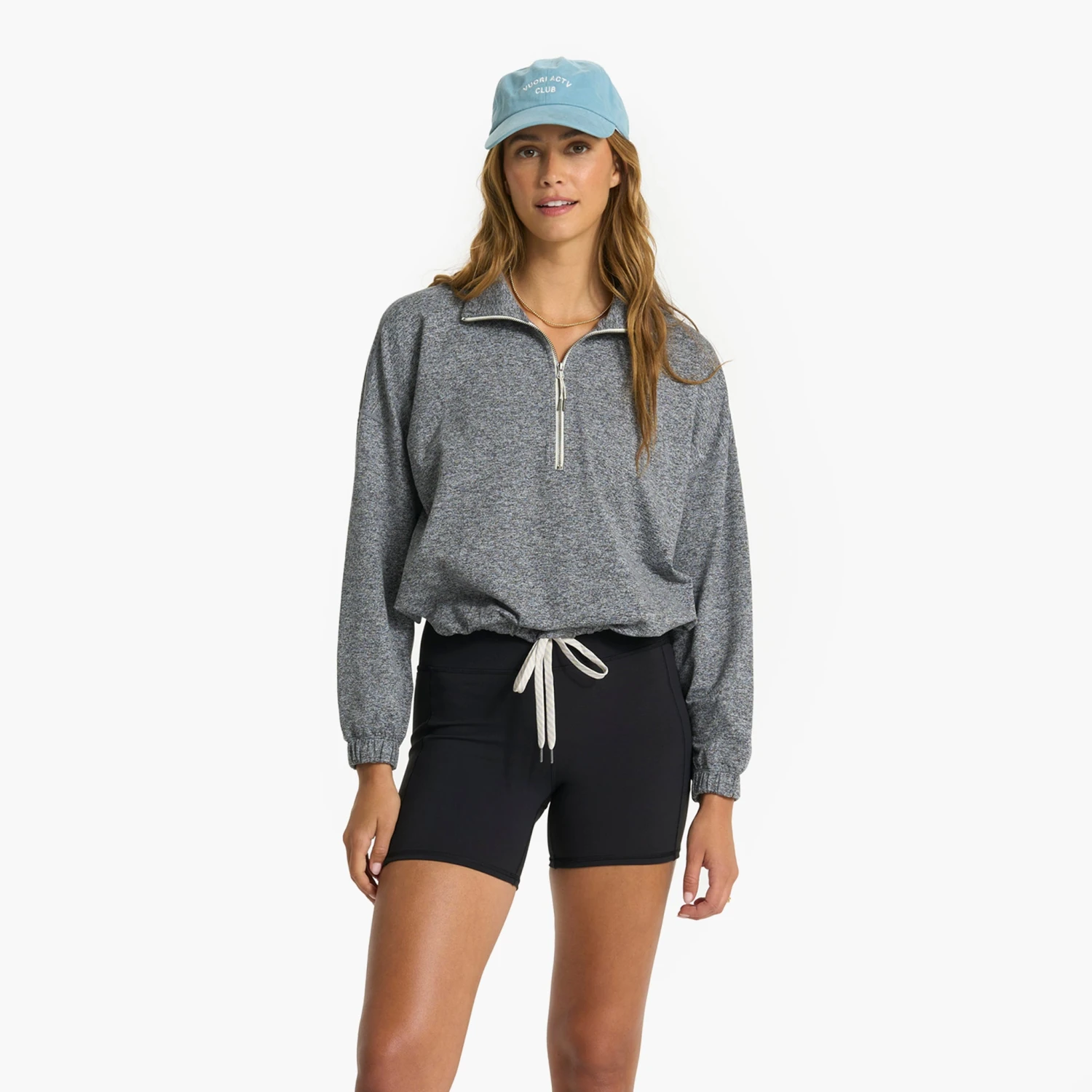 Halo Relaxed Half Zip | Heather Grey 3 Halo Relaxed Half Zip | Heather Grey