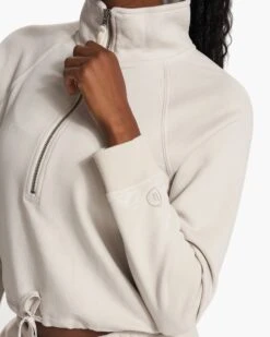 Sedona Half Zip | Salt -Funktion One Style VW274SAL FA23 M ECOMM fleece DETAIL 2