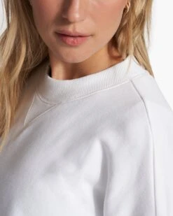 Sedona Crew | White -Funktion One Style VW278WHT FA23 M ECOMM fleece DETAIL 3