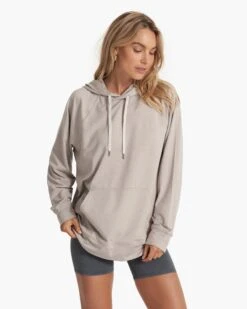 Halo Oversized Hoodie | Oyster Heather