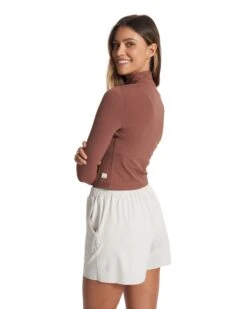 Studio Half Zip | Hazelnut -Funktion One Style VW287HZN FA23 W ECOMM fleece BACK TOPS 8