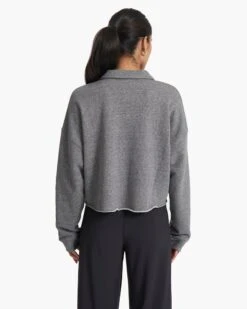 Sedona Polo | Heather Grey -Funktion One Style VW290HTG SP23 W ECOMM FLEECE TOP 1849 1x1 2acd5399 5942 422d a5ca d9c98b4efff4