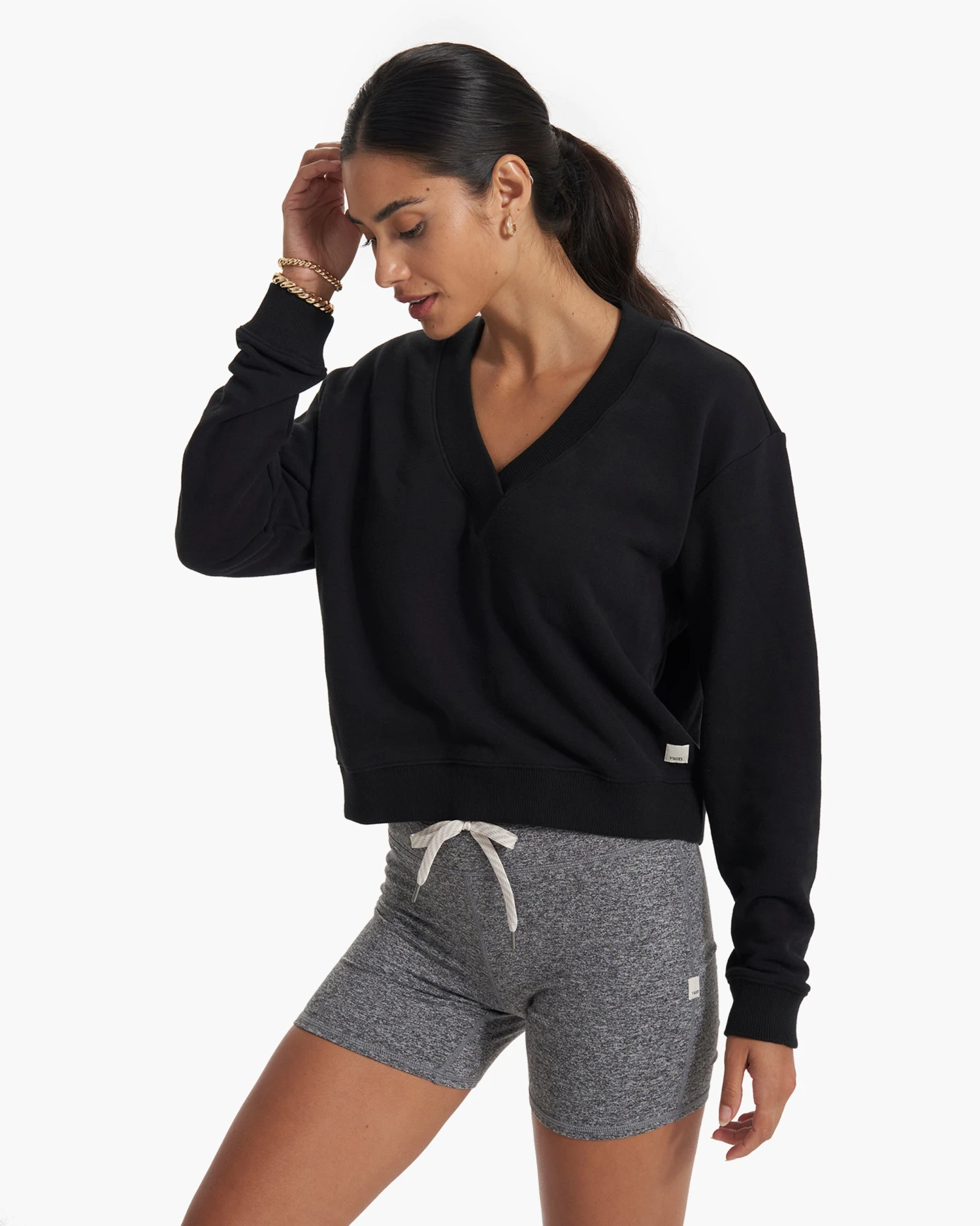 Sedona V Neck | Black 4 Sedona V Neck | Black - Image 2