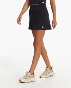 Volley Skirt Long | Black -Funktion One Style VW3005 LBLK SP23 W ECOMM SKIRTS BOTTOM 2758 1x1 239ef95d 08f7 4d94 a77e 80243cf8c9c6