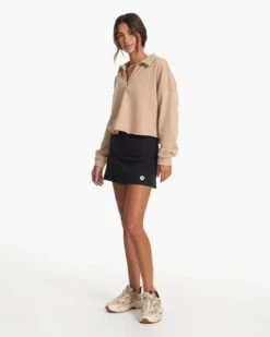 Volley Skirt Long | Black -Funktion One Style VW3005 LBLK SP23 W ECOMM SKIRTS FULL 2734 1x1 7535898f 8dfc 4b6f 9aa1 507a251cf95e