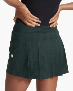 Halo Performance Skirt | Grass Heather -Funktion One Style VW3006HGR FA23 W ECOMM SKIRTS DETAIL 8