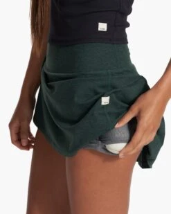 Halo Performance Skirt | Grass Heather -Funktion One Style VW3006HGR FA23 W ECOMM SKIRTS DETAIL 9