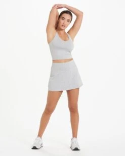 Halo Performance Skirt | Pale Grey Heather 16 Halo Performance Skirt | Pale Grey Heather -Funktion One Style VW3006PHG 9487