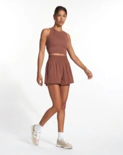 Villa Short | Hazelnut -Funktion One Style VW3015HZN FA23 W ECOMM SHORTS FRONT BOTTOMS 1