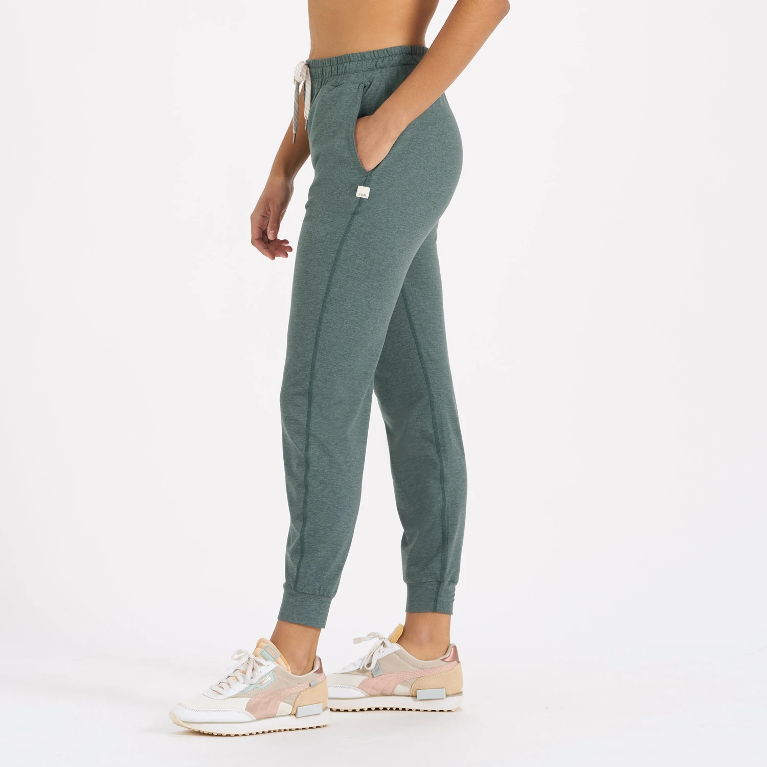 Performance Jogger - Long | Kelp Heather 3 Performance Jogger - Long | Kelp Heather