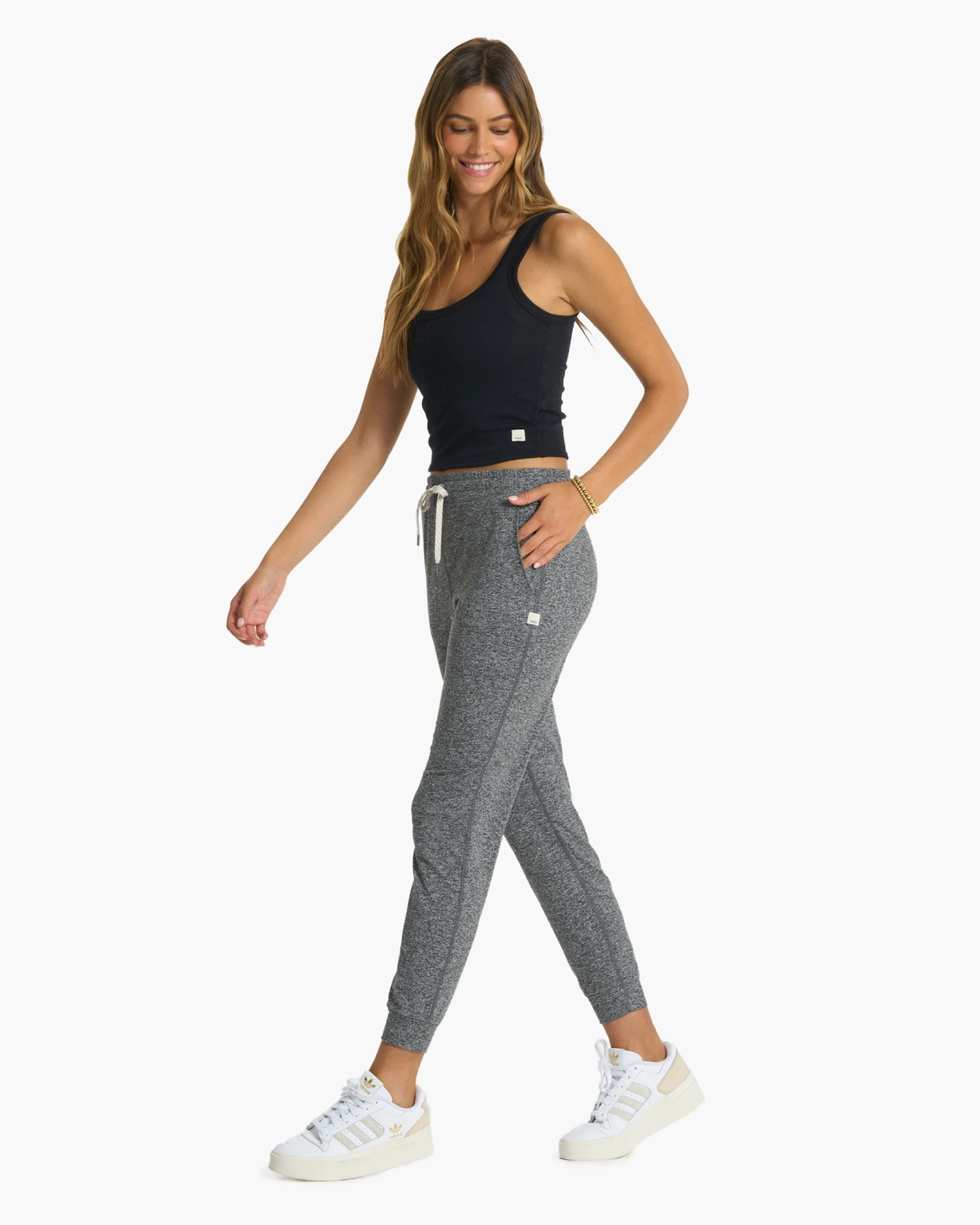 Performance Jogger - Long | Heather Grey 4 Performance Jogger - Long | Heather Grey - Image 2