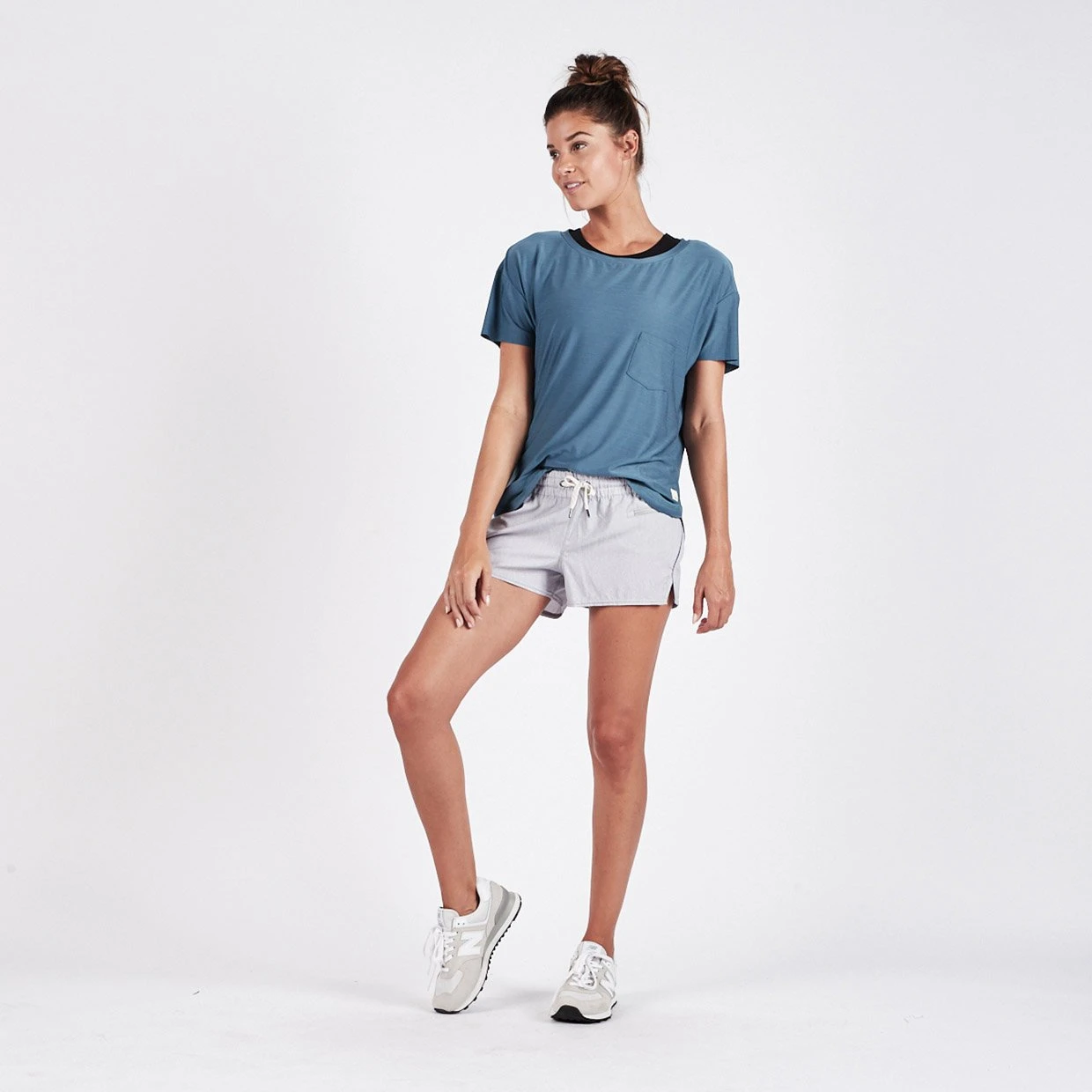 Clementine Short | Light Heather Grey 7 Clementine Short | Light Heather Grey - Image 5