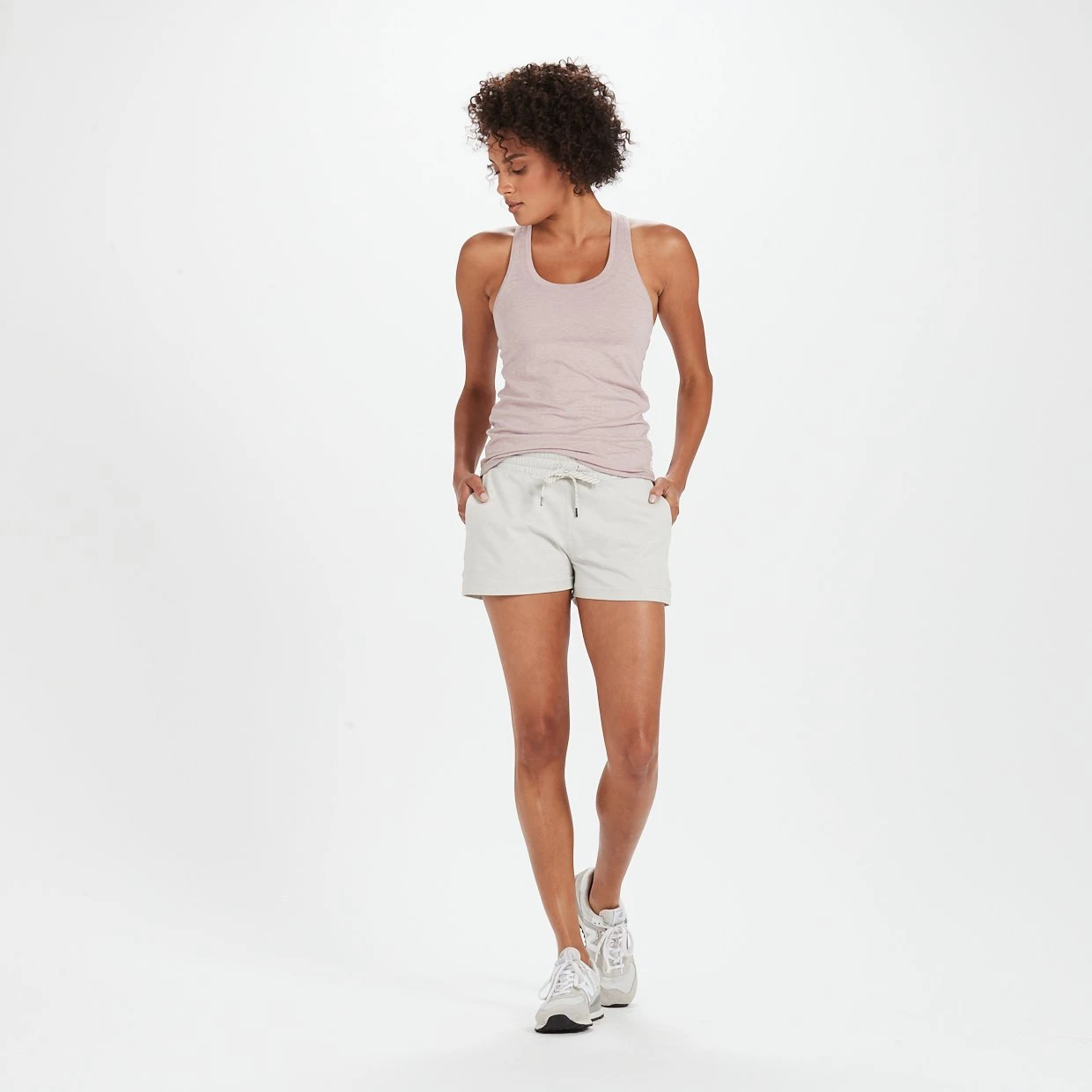 Halo Performance Short | Dove Grey Heather 6 Halo Performance Short | Dove Grey Heather - Image 4