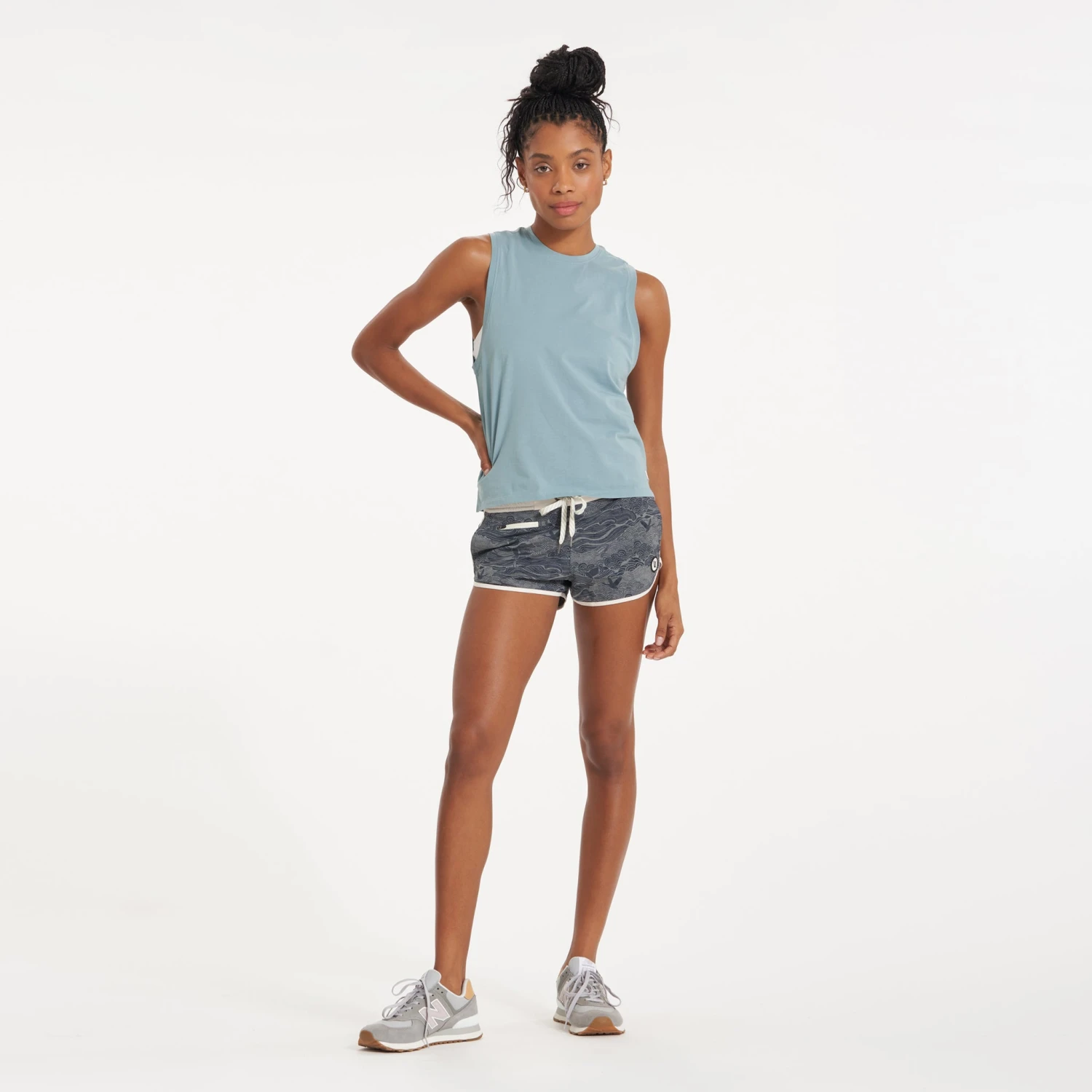 Tavi Short | Midnight Vintage Ocean 6 Tavi Short | Midnight Vintage Ocean - Image 4