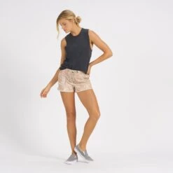 Womens Ripstop Short | Pink Salt Rainforest 9 Womens Ripstop Short | Pink Salt Rainforest -Funktion One Style VW364PRF 4