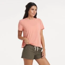 Feather Tee | Light Cinnamon