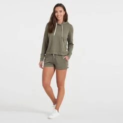 Halo Essential Hoodie | Light Oregano Heather -Funktion One Style VW399HLO 4822