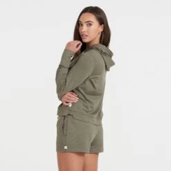 Halo Essential Hoodie | Light Oregano Heather -Funktion One Style VW399HLO 4868