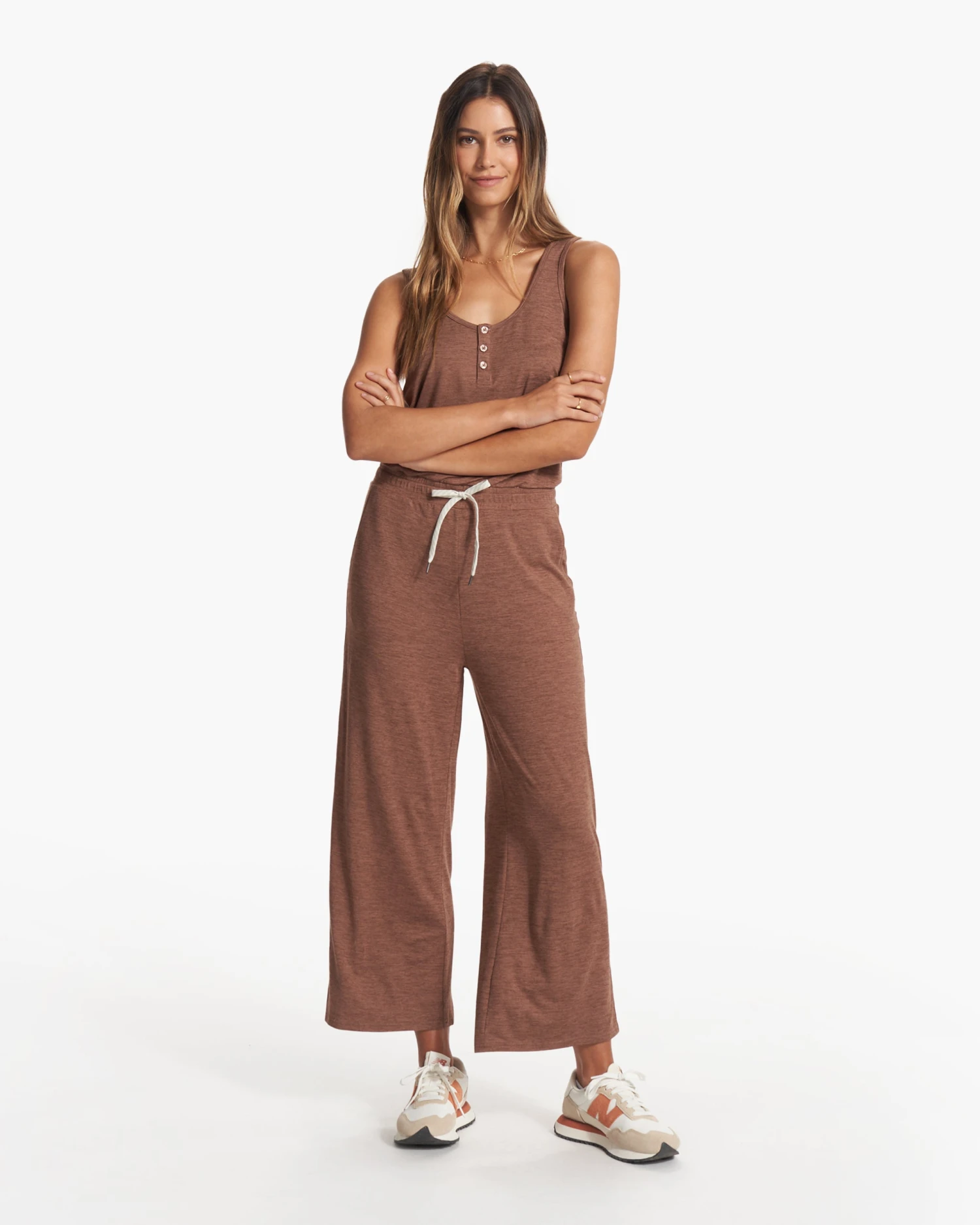 Falls Jumpsuit | Almond Heather 4 Falls Jumpsuit | Almond Heather - Image 2