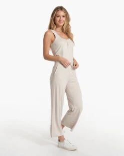 Falls Jumpsuit | Suede Heather