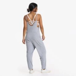 Breezy Jumpsuit | Pale Grey Heather 10 Breezy Jumpsuit | Pale Grey Heather -Funktion One Style VW4006PHG 4593