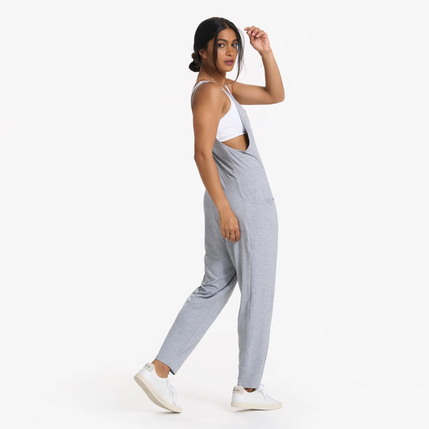 Breezy Jumpsuit | Pale Grey Heather 3 Breezy Jumpsuit | Pale Grey Heather