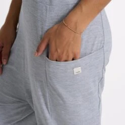 Breezy Jumpsuit | Pale Grey Heather 11 Breezy Jumpsuit | Pale Grey Heather -Funktion One Style VW4006PHG 4645