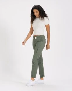 Womens Ripstop Pant - Long | Army -Funktion One Style VW401 LARM 4